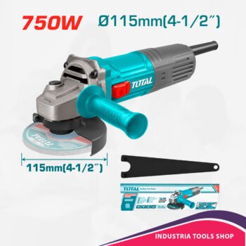 AMOLADORA ANGULAR 4.5’’ 115mm M14 750W INDUSTRIAL