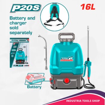 MOCHILA ROCIADORA 20V 16L 5BAR 1.35L/ MIN