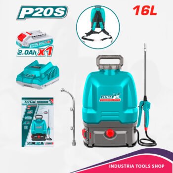 MOCHILA ROCIADORA 20V 16L 5BAR 1.35L/ MIN 1X2.0AH